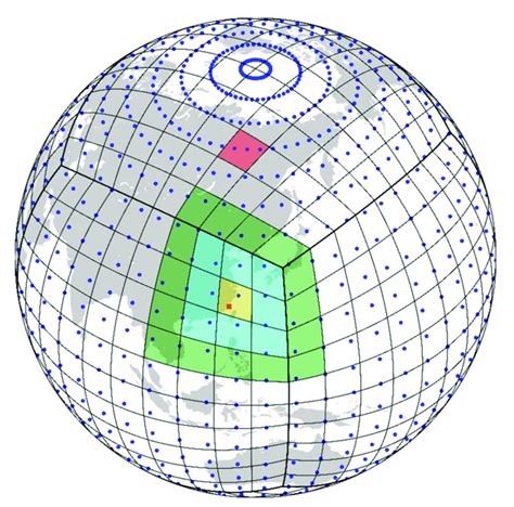 Linked Cell Mapping With The Cubed Sphere Elements Latitude Longitude