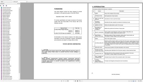 2001 Toyota Prius Wiring Diagram Original