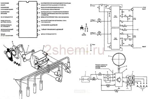 Схема подключения модуля зажигания ваз 2112