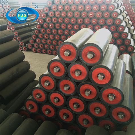 Belt Conveyor Rubber Disc Impact Idler Roller China Belt Weighing