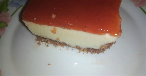 Cheesecake De Mermelada Sin Horno Receta De Nahir Santana Cookpad