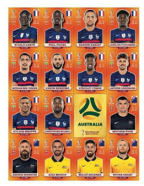 All Stickers France Panini World Cup Artofit