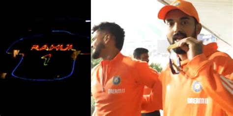 Video जयमाला के अंदाज में अय्यर ने Kl Rahul को पहनाया मेडल तो रोहित