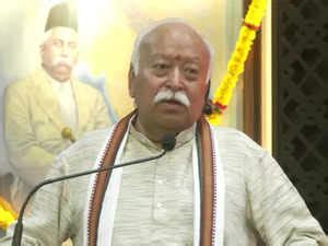 Rss Chief Mohan Bhagwat Arrives In Tripura On Five Day Visit The