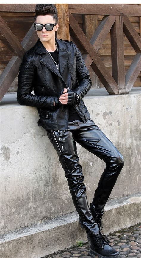 Pin By Rajinder Bedi On Cuir Homme Mens Leather Pants Mens Outfits