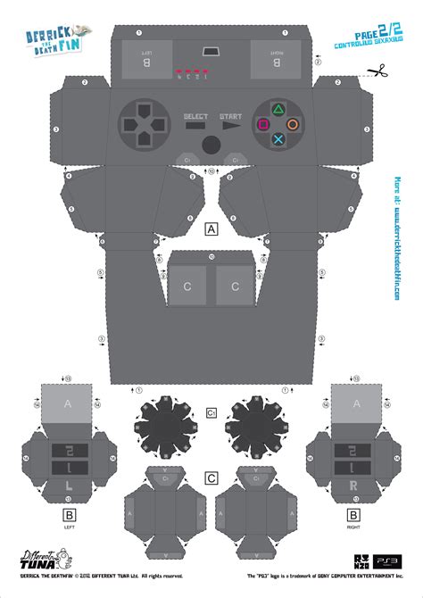 Controller Paper Template Paper Template Paper Toys Template