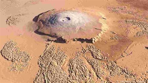 Gunung Berapi Di Mars Olympus Mons Terbesar Di Tata Surya