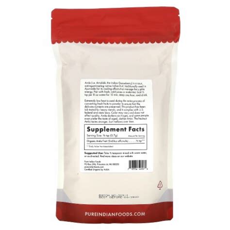 Pure Indian Foods Organic Amla Powder Oz G Oz Kroger