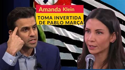 Pablo Marçal da invertida em Amanda Klein YouTube