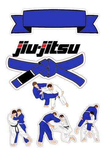 Topo Topper De Bolo Personalizado Jiu Jitsu R Lutador De Jiu