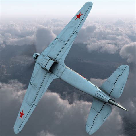 Yakovlev Yak 9 Soviet World War Ii Fighter 2 Rigged 3d Model 249