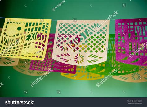 Papel Picado Banner Viva Mexico Stock Photo 326715224 Shutterstock