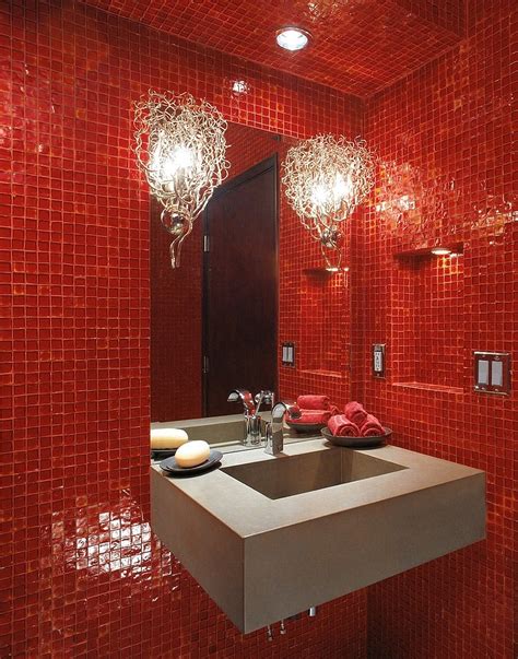 21 Sensational Bathrooms With The Ravishing Flair Of Red