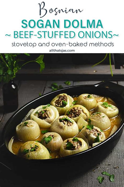 Beef Stuffed Onions Recipe Sogan Dolma • All Thats Jas Recipe