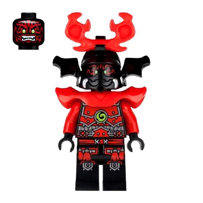 Lego Ninjago Stone Army Warrior Red Face Njo