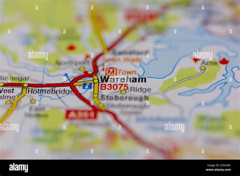 Map Of Wareham Hi Res Stock Photography And Images Alamy