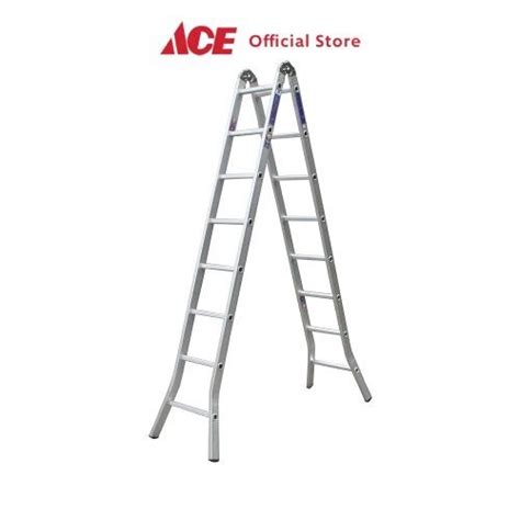 Jual Ace Fixsteps Tangga Lipat Aluminium Two Joint Step Shopee