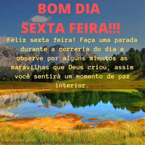 Imagens De Bom Dia Sexta Feira Aben Oada