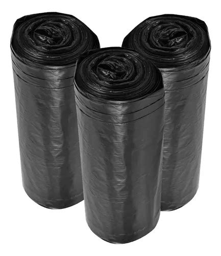 3 Rollos De Bolsas Negras Para Basura Multiusos 90x120 Cm MercadoLibre