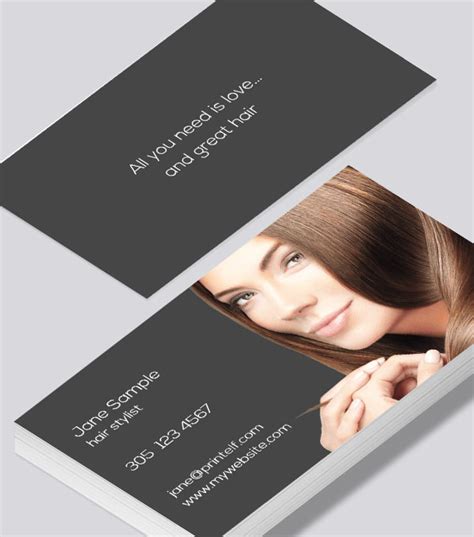 hair stylist business cards - Modern Design