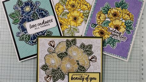 Enduring Beauty Technique Time Stampin Up YouTube