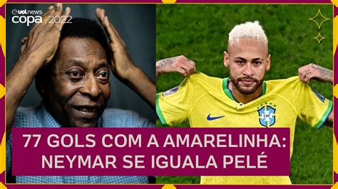 Neymar Iguala Recorde De Pel Pela Sele O Brasileira Youtube