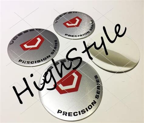 Metal Stickers Car Wheel Center Caps Stickers Set Of 4 Fit Vossen 6 1mm