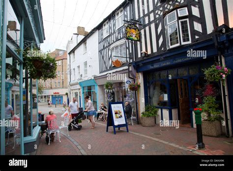 Folkestone Town Center In Kent Uk Stock Photo Royalty Free Image