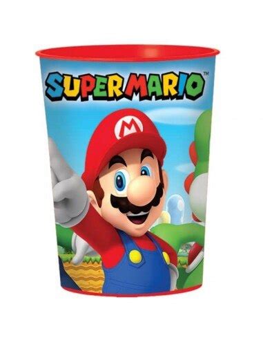 Vaso Pl Stico Duro Super Mario Suministros Luminosos Para Fiestas