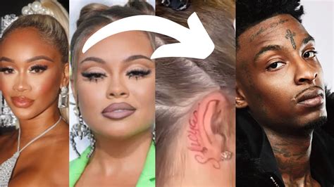 21 Savage Admits He Is Married Latto Gets His Name Tattooed On Her