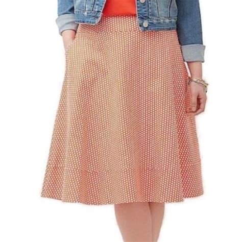 Lane Bryant Skirts Lane Bryant The Modernist Collection Orange