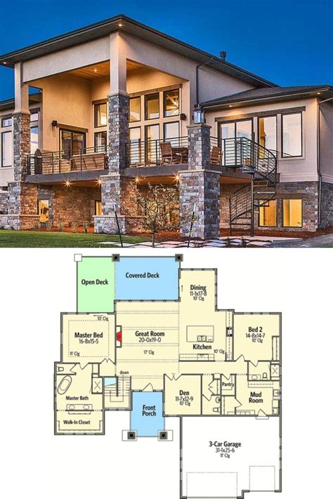New Modern Prairie Mountain Style Home with Finished Basement (4 ...