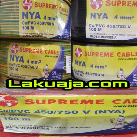 Kabel NYA 4 Mm Supreme Kabel Tunggal Lakuaja