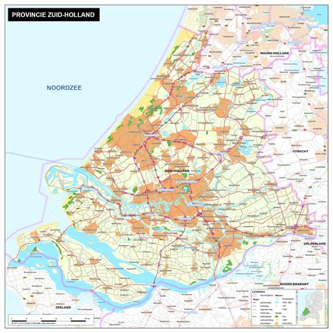 Kaart Overijssel Vector Map