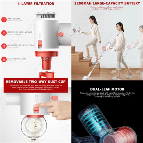 Xiaomi Deerma Vc Vc Wireless Cordless Handheld Vacuum Cleaner