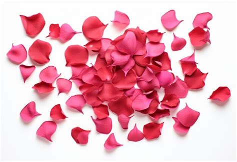 Premium Photo Scatter Of Fresh Rose Petals In Vivid Hues