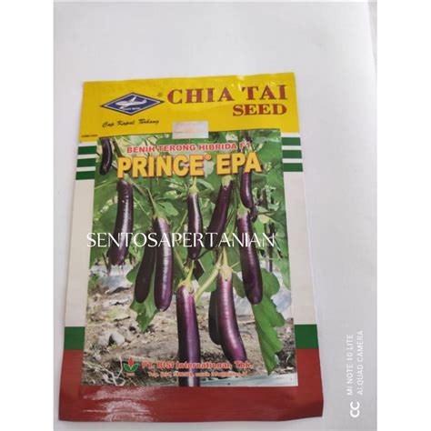 Jual Benih Terong Ungu Hibrida F Prince Epa Gr Dari Bisi Shopee