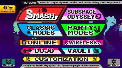 How I D Fix The Menus For Super Smash Bros Switch The Independent Video Game