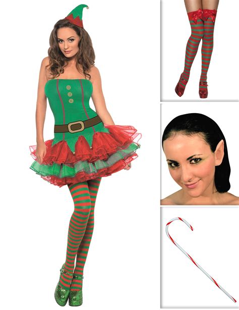 Set Costume Elfo Sexy Per Donna Costumi Adulti E Vestiti Di Carnevale