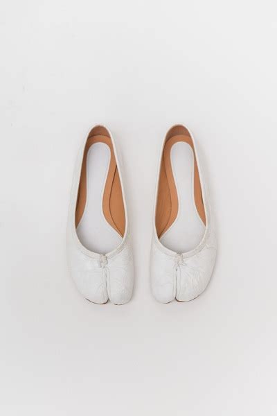 Maison Margiela Tabi Leather Ballet Flats