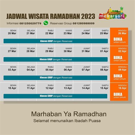 Jadwal Wisata Taman Buah Ramadan Mekarsari Taman Buah