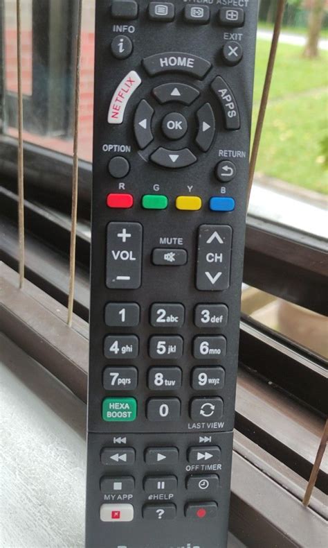 Panasonic TV Remote Control RM L1268 RM L1378 NETFLIX TV Home