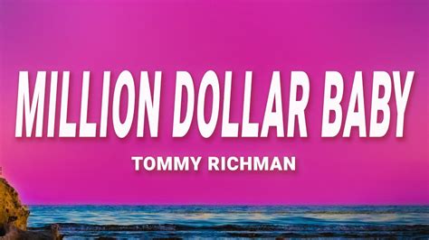 Tommy Richman Million Dollar Baby Lyrics Youtube