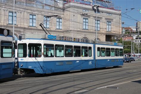 Цюрих SWS SWP BBC Be 4 6 Tram 2000 Blinde Kuh 2310 Фото