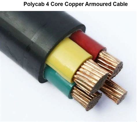 Polycab 4 Core Copper Armoured Cable 50 Sq Mm At Rs 1780 Meter In New Delhi Id 2851780688591