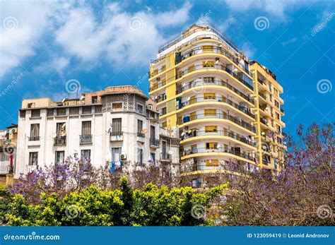 Buildings in Oran, a Major City in Algeria Stock Image - Image of oran ...