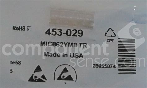 MIC862YM8 TR Microchip Datasheet PDF Technical Specs