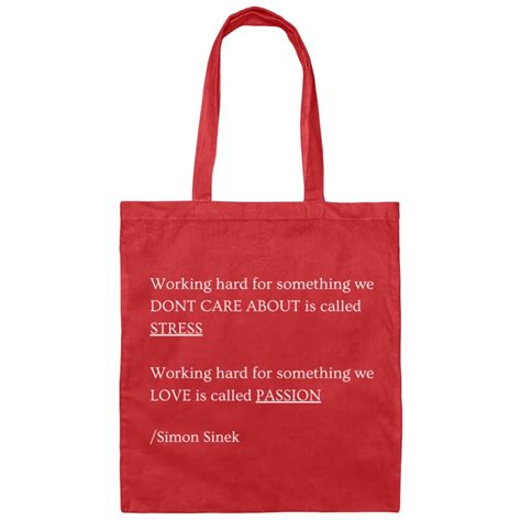 Simon Sinek Canvas Tote Bag Aesthetic Motivational Quote Tote Bag