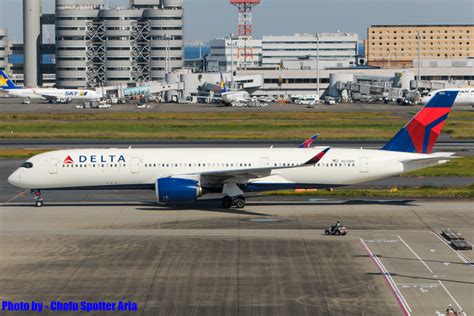 デルタ航空 Airbus A350 900 N512DN 羽田空港 航空フォト by Chofu Spotter Ariaさん 撮影