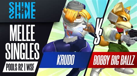 Krudo Vs Bobby Big Ballz Melee Singles Pools Wsf Shine Sheik